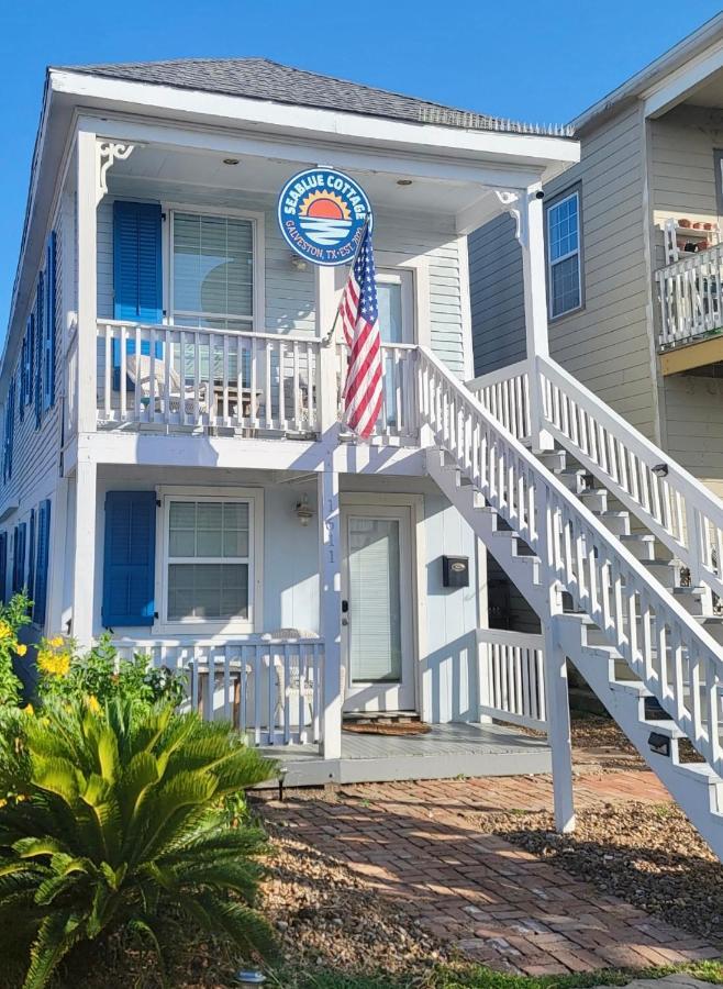 Seablue Cottage - Downstairs; 2 Blocks To The Beach Galveston Ngoại thất bức ảnh